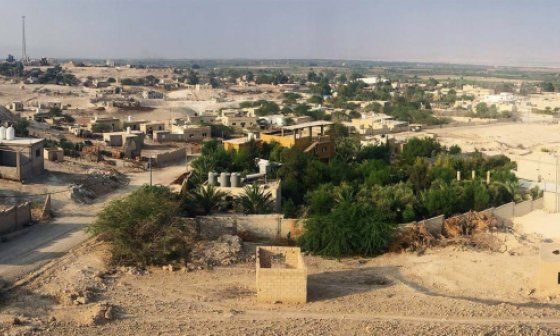 Ciudad "reverdecida" por Greening the desert Project.