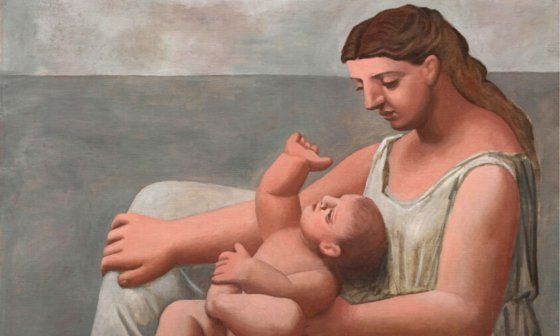 "Madre e hijo" (1921) de Pablo Picasso.