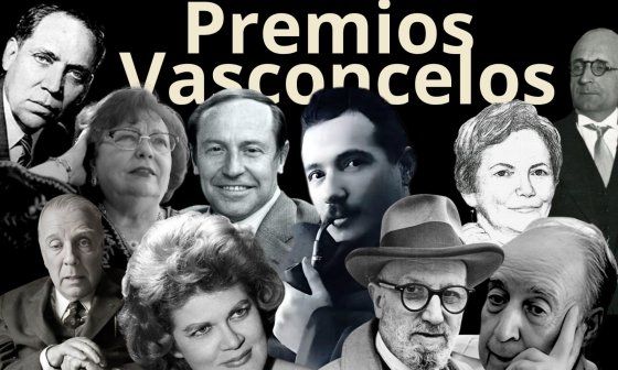 Premios Vasconcelos. Collage. Premiados de varios años.