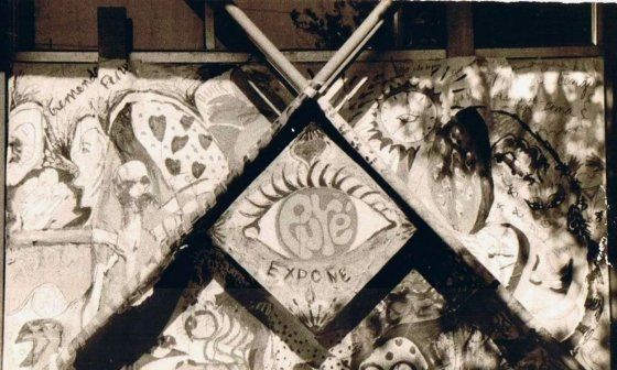 Cartel de la muestra "Puré expone". Galería L. Vedado, La Habana. Enero de 1986.