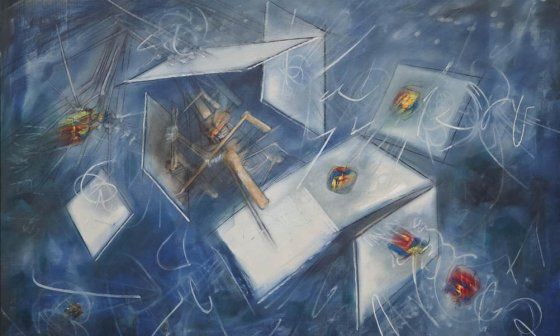 Roberto Matta: "Evolución de una nube" (1956).