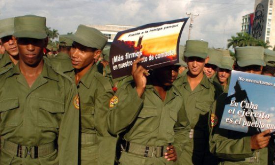 Jóvenes en el Servicio Militar.