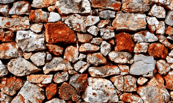 Pared de piedras.