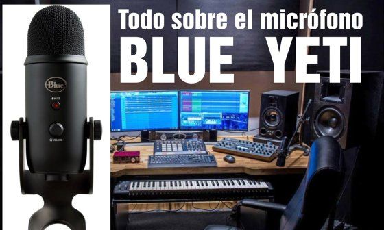 Estudio de grabación con micrófono Yeti, todo sobre el micro