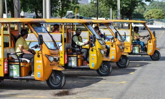 Tricilos eléctricos en Cuba.