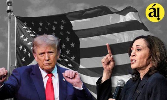 Donald Trump y Kamala Harris.