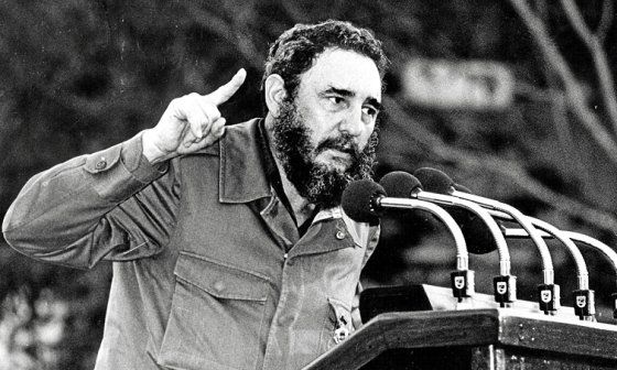 El dictador cubano Fidel Castro.