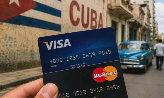 Tarjetas Visa y Mastercard en Cuba.