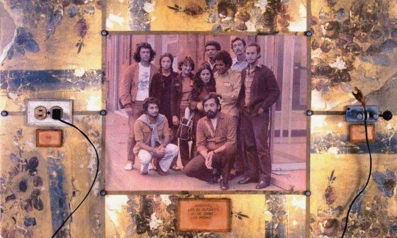 "Nosotros, los de entonces, ya no somos los mismos" (1987), de Rubén Torres. En la foto central aparece Ana Mendieta en una de sus primeras visitas a La Habana.