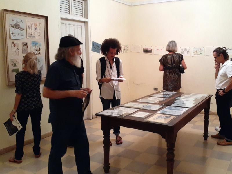 Inauguración  de la exposición "Iter Criminis".