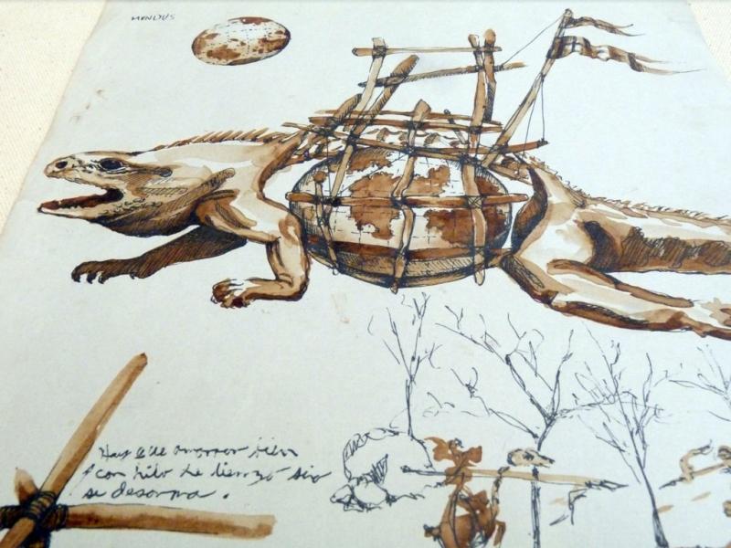 Detalle de uno de los "bichos" de Alí Hamouni (1990).