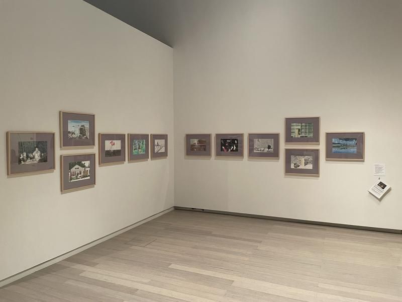 Vista de la exposición "Sin Autorización: Contemporary Cuban Art". Obra "La Noche en Cuba" de Lester Álvarez Meno
