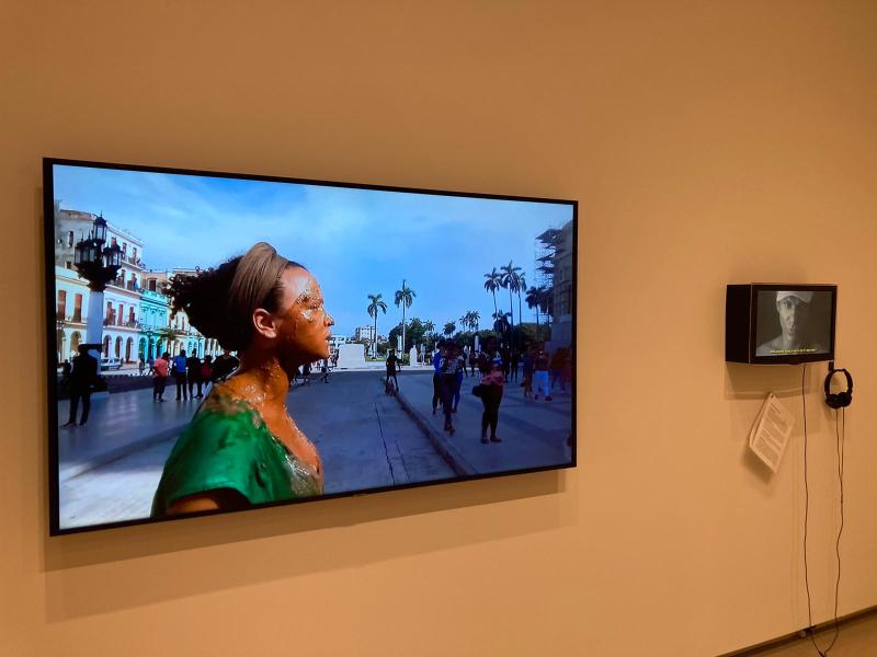 Vista de la exposición "Sin Autorización: Contemporary Cuban Art". Archivo Movimiento San Isidro