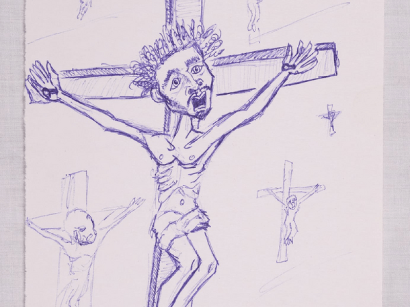 Dibujos de Luis Manuel: "Naturaleza Muerta. Convirtiendo la violencia en arte".