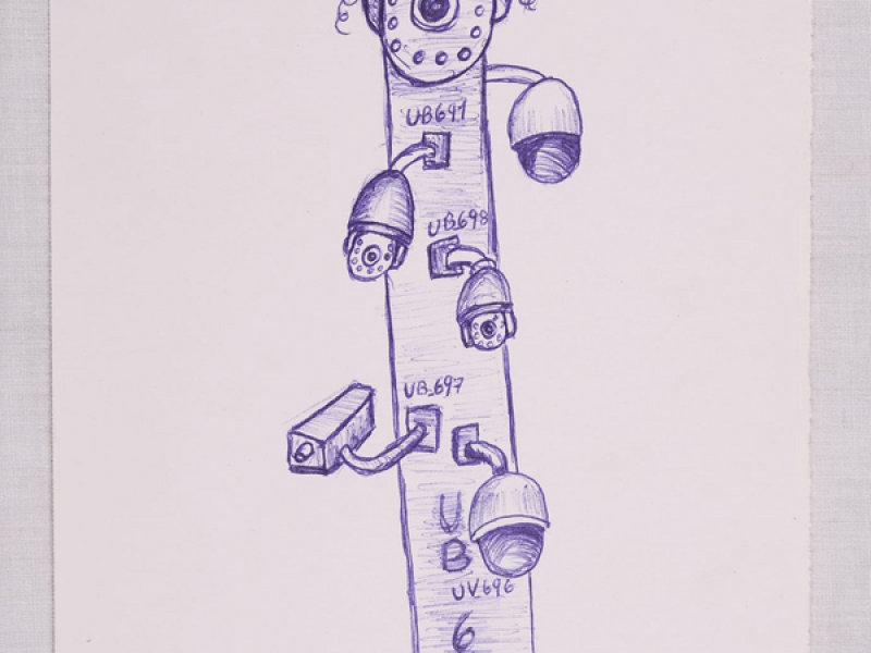 Dibujos de Luis Manuel: "Naturaleza Muerta. Convirtiendo la violencia en arte".