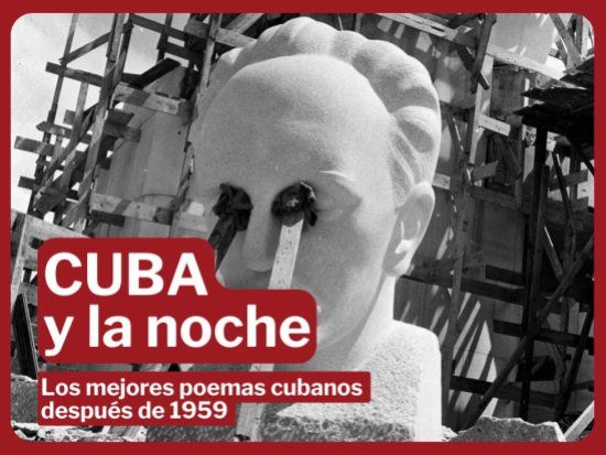 Portada de antología poética "Cuba y la noche". Mejores poemas cubanos después de 1959.