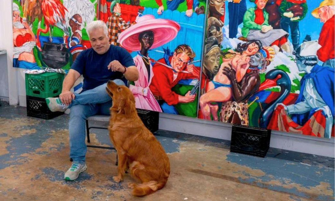 El artista visual cubano Ciro Quintana. Foto cortesía de Néstor Arena.