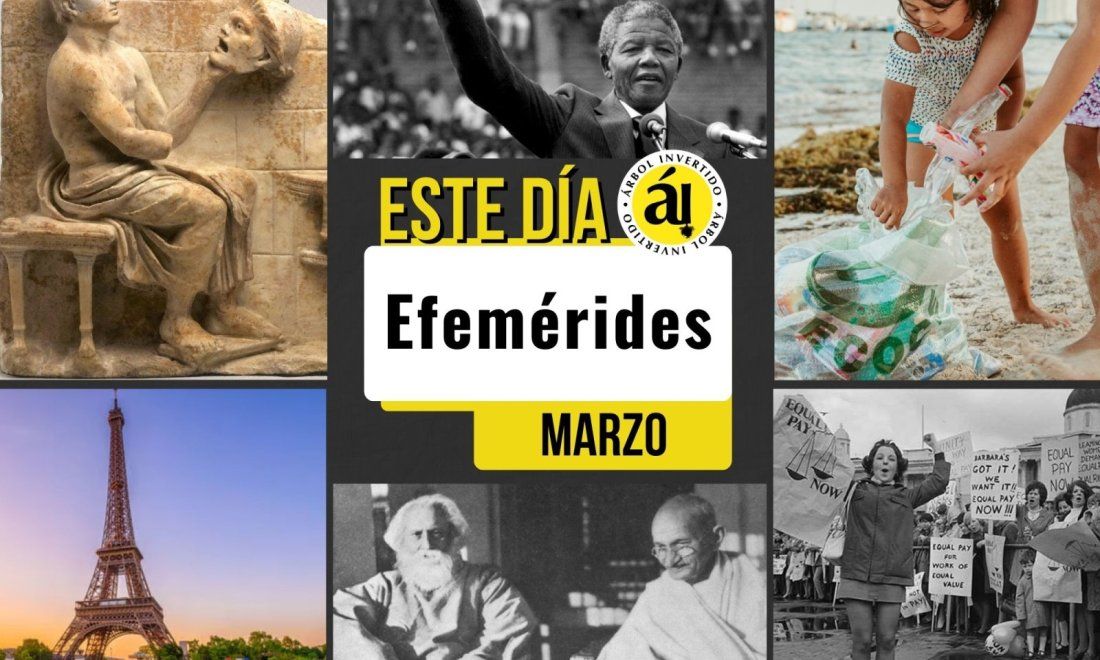 Portada de "Este Día". Efemérides de marzo