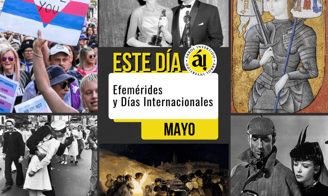 Portada. Efemérides de Mayo. Este Día en la historia