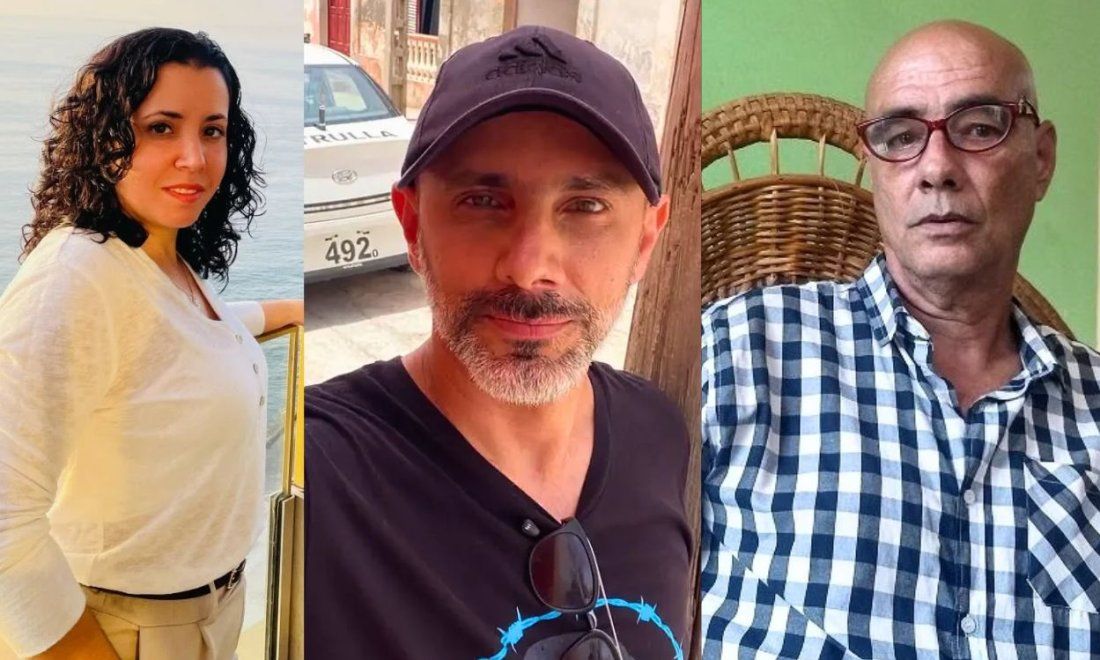 Camila Acosta, Henry Constatin y Jorge Ángel Pérez.