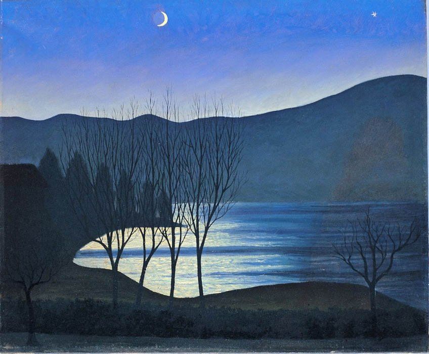 Luigi Russolo: "Paisaje romántico" (1944). |  Imagen:  