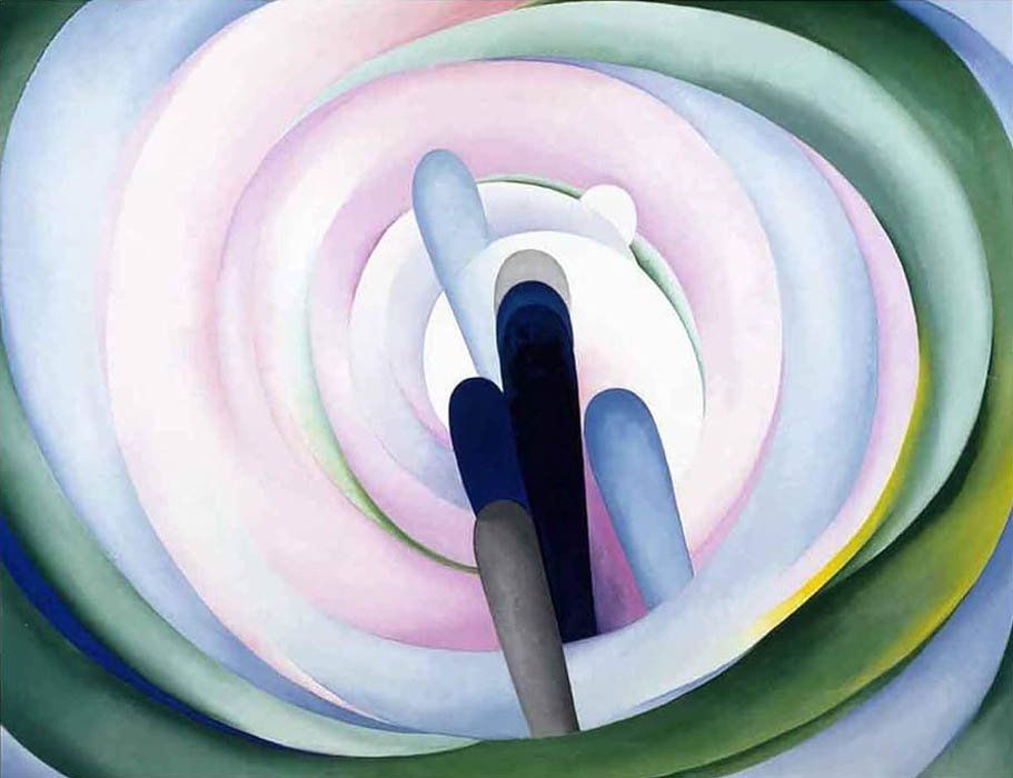 Georgia O'Keeffe: "Círculo rosa" (1929). |  Imagen:  