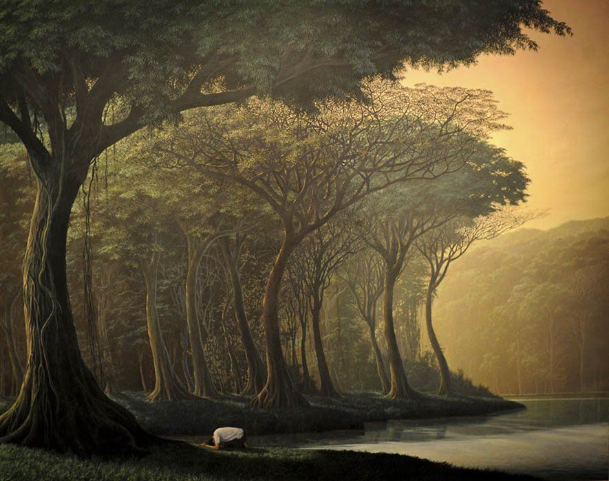 Tomás Sánchez: "Adoración" (2005). |  Imagen:  