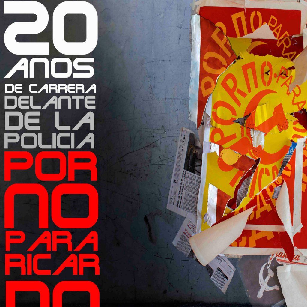    "20 años de carrera delante de la policía", Porno para Ricardo (2020).   |  Img: Gorki Águila