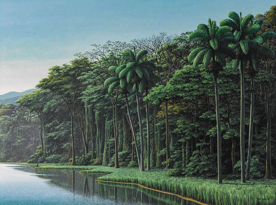 Tomás Sánchez: "A la orilla" (1996). |  Imagen:  