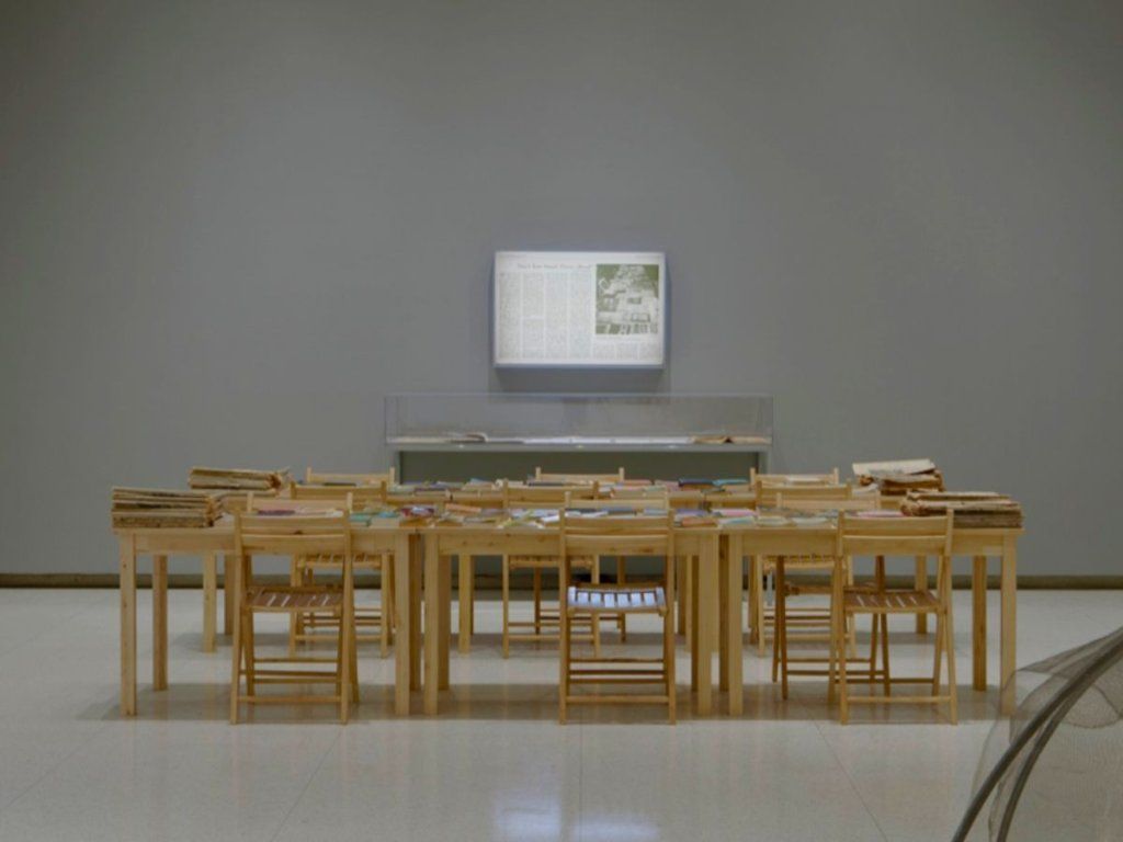     "Cuarto de información" ("Information Room"), 1970.   |  Img: Joseph Kosuth