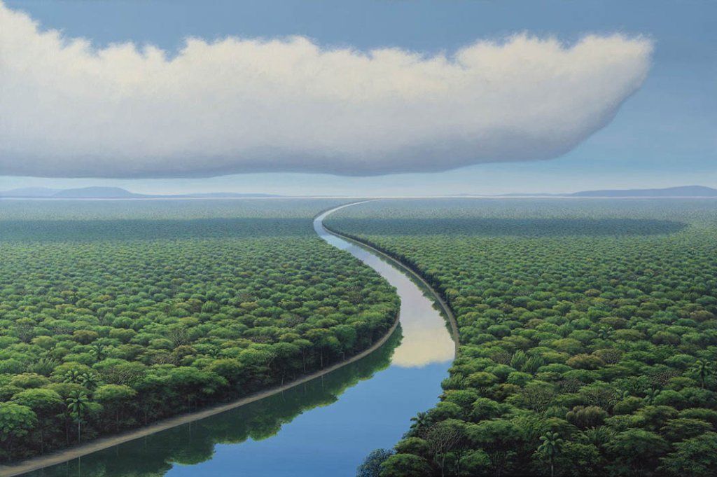 Tomás Sánchez: "La nube" (2023). |  Imagen:  