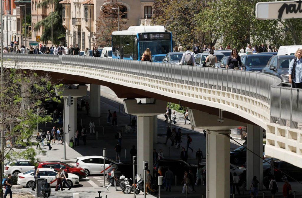 Congestión del tránsito por falta de electricidad en los semáforos. |  Imagen:  