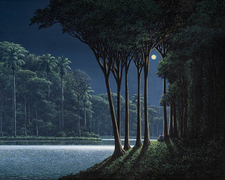 Tomás Sánchez: "Luz de luna" (2024). |  Imagen:  