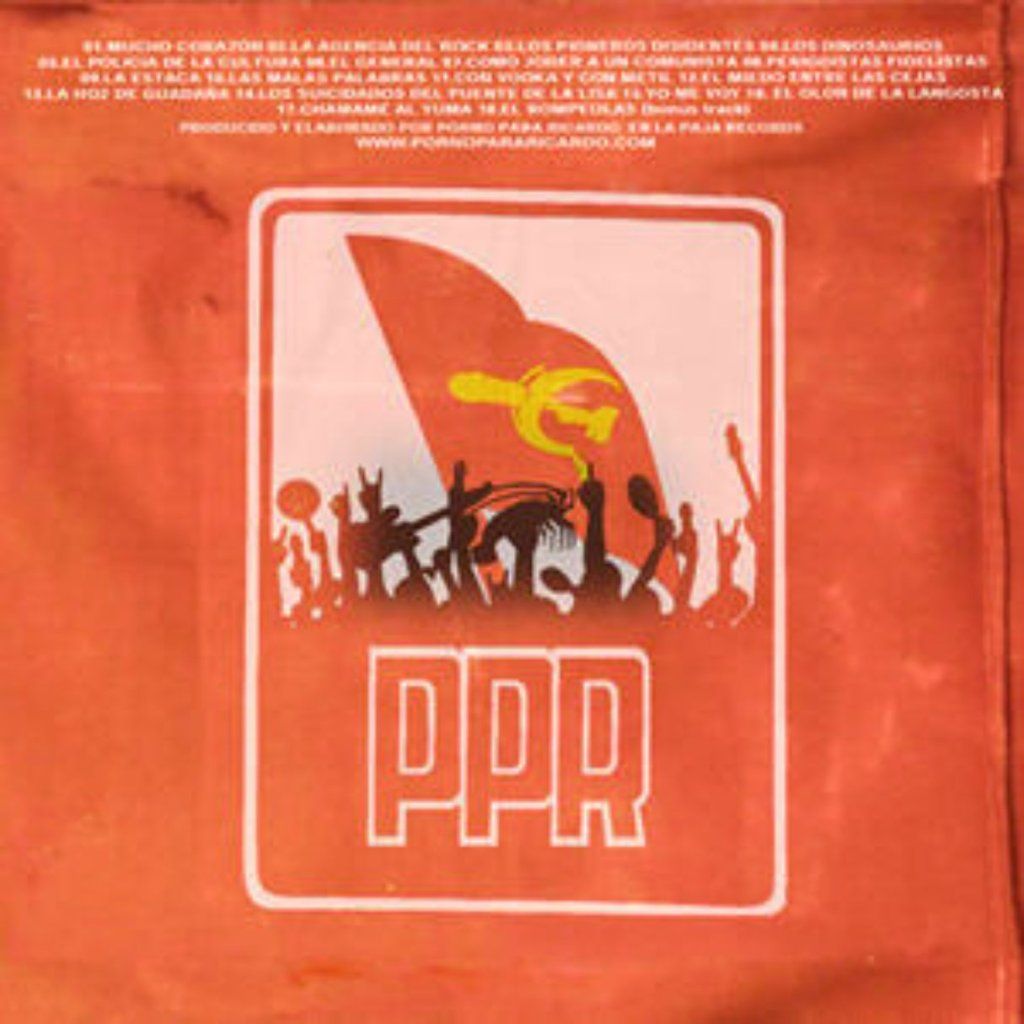     "El album Rojo (desteñido)", Porno para Ricardo (2009). Contracubierta.   |  Img: Gorki Águila