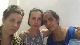 Katherine Bisquet, Omara Urquiola y Anamely Ramos