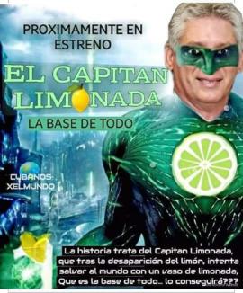 Díaz Canel, capitán limonada