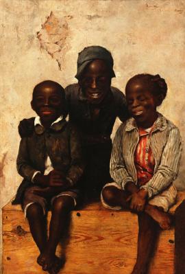 "Pilluelos", 1896, de Juana Borrero,