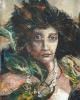 Ileana Mulet (autorretrato), poeta y artista de la plástica, en Árbol Invertido